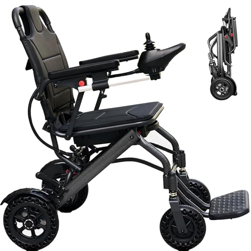 Ultra-Light Folding Electric Wheelchair – 13 kg, 19 km Range, 360W Motor, Flight Approved