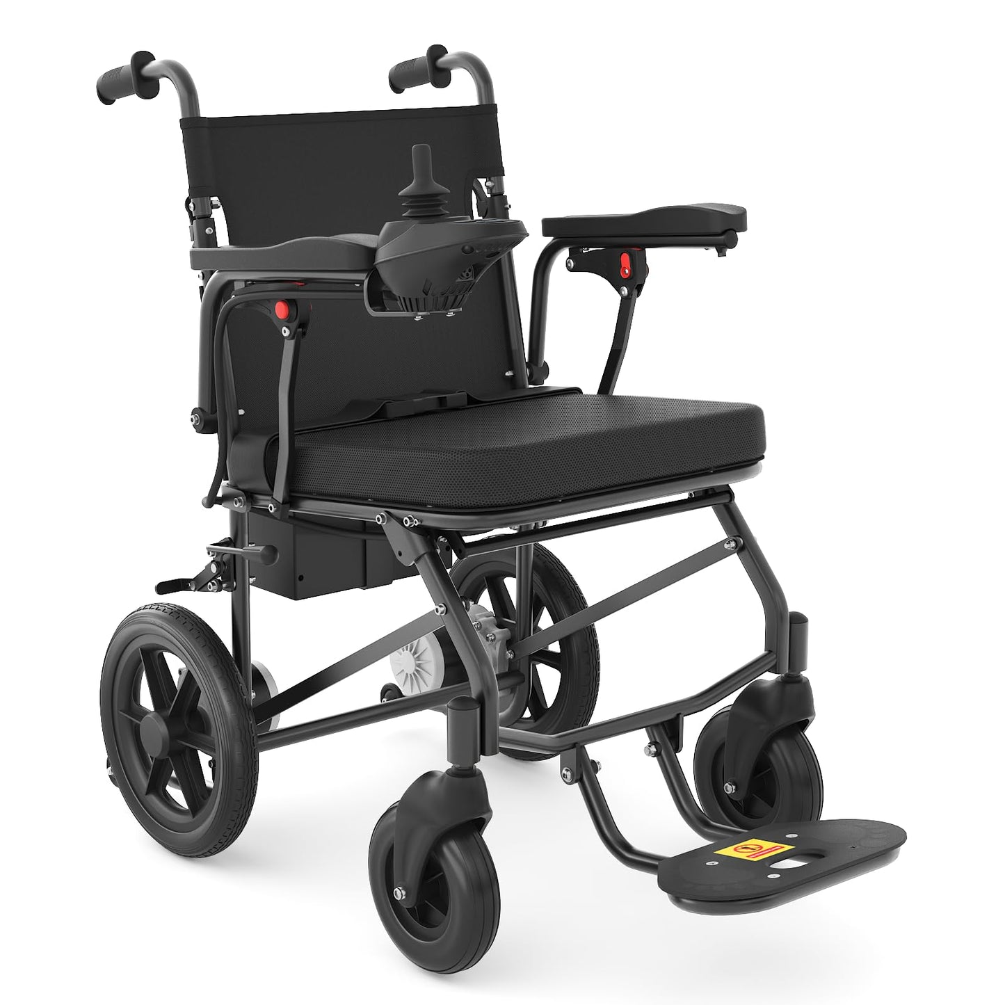 Foldable Electric Wheelchair – 500W Motor, 12 Miles Range, 264 lbs Capacity